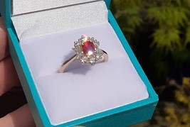 Natural Ruby and Diamond Ring - $1,250.00