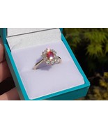 Natural Ruby and Diamond Ring - $1,250.00