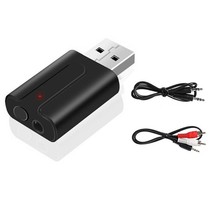 Bluetooth 5.0 Audio Receiver Transmitter 2In1 Jack HiFi Add RCA Cable - £7.82 GBP