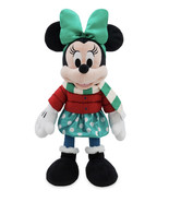 Disney Store Minnie Mouse Medium 14&quot; Holiday Christmas Plush 2021 NEW - $536.26 MXN