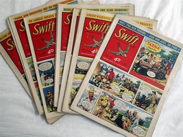 178 x SWIFT UK Comics c1954/5 VGC  - $902.50