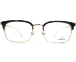 OMEGA Gafas Monturas OM 5010-H 052 Carey Marrón Oro Rectangular 51-20-145 - $158.58