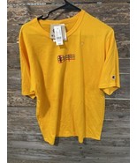 Champion Size XL NWT Mens Yellow Heritage Shirt Short Sleeve  - £11.56 GBP