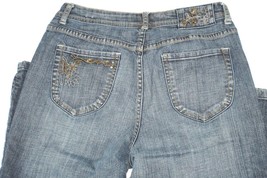 Chico&#39;s Platinum Marquis Embellished Jeans Size 0.5 Reg - £10.60 GBP