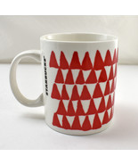 Starbucks Red Triangle Trees Mug - 2016 Starbucks Holiday Coffee Cup 12 ... - £7.53 GBP