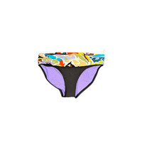 Anne Cole Floral-Printed Fold-Over Bikini Bottoms - £10.75 GBP