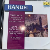 Dieter Kober Leopold Ludwig Handel Water Music Royal Fireworks Music Hamburg Cd - £11.86 GBP