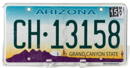 2000's Arizona License Plate - CH-13158 - Grand Canyon State-Desert Land... - $10.50
