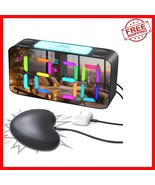 Ultimate Alarm Clock with Rainbow Vibration &amp; 7-Color Night Light - Powe... - $575.48 MXN
