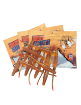 HYBRID SOUTHERN SNIPERS 6&quot; ROOTBEER RED 6PC | DEEP SOUTH LURE COMPANY - $6.99