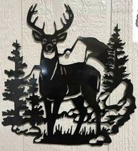 Buck Deer on the Mountain Metal Cutting Die Card Making Scrapbooking Cra... - £9.28 GBP