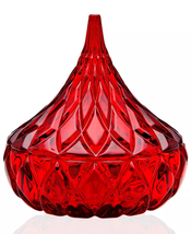Candy Dish, Red Hershey&#39;S Kiss - £24.33 GBP