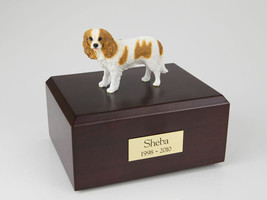 King Charles Spaniel Pet Cremation Urn Available 3 Different Colors &amp; 4 Sizes - £133.22 GBP+