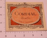 Vintage Cordial Supfin Liquor label Produit Superieur  - £3.94 GBP