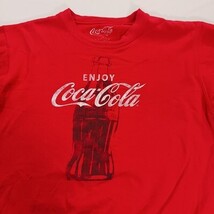 Coca-Cola Sweatshirt Men’s Size M Red Cotton Blend Crewneck Enjoy Coke Chest 42" image 4