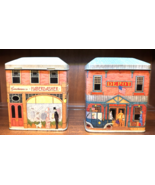 Vintage Tinsmith’s Craft Building Tins Victorian Storefront Depot Set - $24.74