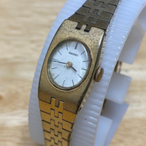 Vintage Seiko 1100-5529 Lady Gold Tone Oval Japan Hand-Wind Mechanical Watch - £17.60 GBP