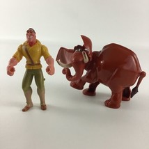 Disney Tarzan McDonald&#39;s Toys Action Figure Clayton Tantor Elephant Vintage 1999 - £13.72 GBP