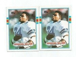 Two (2) Herschel Walker (Dallas Cowboys) 1989 Topps Cards #385 - £5.42 GBP