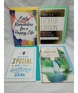 (4) Hallmark Shoebox Positive Birthday Greeting Cards With Envelopes 5&quot; ... - $27.15 CAD