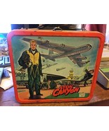 1959 STEVE CANYON FIGHTER PILOT LUNCHBOX THERMOS STRATEGIC AIR COMMAND A... - £107.29 GBP
