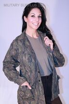 REALTREE TREES &amp; LEAVES HUNTING SNIPER COMBAT TACTICAL JACKET MEDIUM MAD... - $27.71