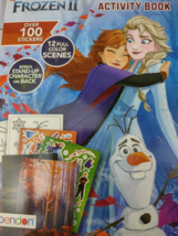 Frozen 2 Mini Sticker Activity Book 100 Stickers Miniature Disney Bendon Kids 7&quot; - £7.98 GBP