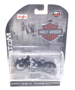 HARLEY DAVIDSON MOTORCYCLES 1948 FL Panhead 1:24 SCALE DIECAST HD CUSTOM... - £15.07 GBP