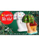 Light Up Holiday Christmas Tiki Hut - Ceramic Bisque - Unpainted or Pain... - $89.00