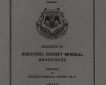 Pontotoc County Mineral Resources by Richard R. Priddy - Mississippi - £13.30 GBP