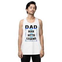 DAD The Man The Myth The LEGEND Tank | Father&#39;s Day Gift Gifts for Dad T... - £18.07 GBP
