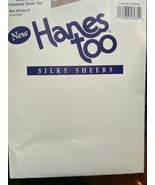 Hanes Queen Size EF Silky Sheers Toe Pantyhose Little Color Control Top ... - £10.16 GBP