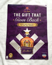 Crown Royal Canadian Whisky Purple bag Project Poster 17&quot; x 23&quot; Troop Fu... - £19.74 GBP