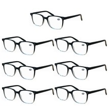 7 PK Unisex Blue Light Blocking Reading Glasses Computer Readers for Men... - $18.95