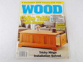 WOOD MAGAZINE Issue 237 December January 2015/2016 COFFEE TABLE with STO... - £4.69 GBP