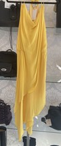 HAUTE HIPPIE Yellow Sleeveless Silk Dress Style# HHSP15-3328 Sz S $400 - $158.30