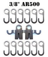 AR500 3/8” Steel Shooting Target Conduit T-Post Pipe Stand - 2 Mounts / ... - €80,21 EUR