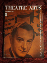 THEATRE ARTS December 1955 Maurice Evans Zolotow Maxwell Anderson Helen Hayes - £6.23 GBP