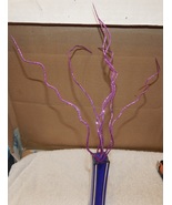 Picks Fake Flowers 16&quot; Tall Celebrate It Decor Lavender Glitter Brush 259P - £4.31 GBP