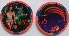 $5 Palms Playboy Trick or Treat Ltd Edtn 2500 Las Vegas Casino Chip, vintage - £11.75 GBP
