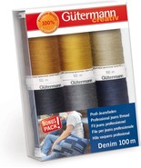 Gutermann Thread Denim 6 SPLS Denim Multicoloured - $45.99 CAD