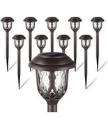 10 Pack Solar Lights Outdoor Decorative  Solar Pathway Lights Outdoor  S... - $37.34