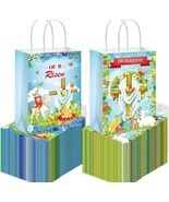 100 Pieces He Is Risen Gift Bags Bulk Religious Easter Paper Gift Bags w... - $555.24 MXN