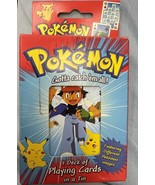 Pokemon Bicycle Playing Cards Collector&#39;s Tin Nintendo Pikachu Rare Vint... - $121.84 CAD