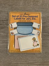 Vintage Unused Kate Greenaway, Mason Jar Labels Stickers Scrapbooking 1960s - £15.17 GBP