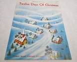The Twelve Days of Christmas popular edition Arr. By Leona Cook Herridge... - $7.98