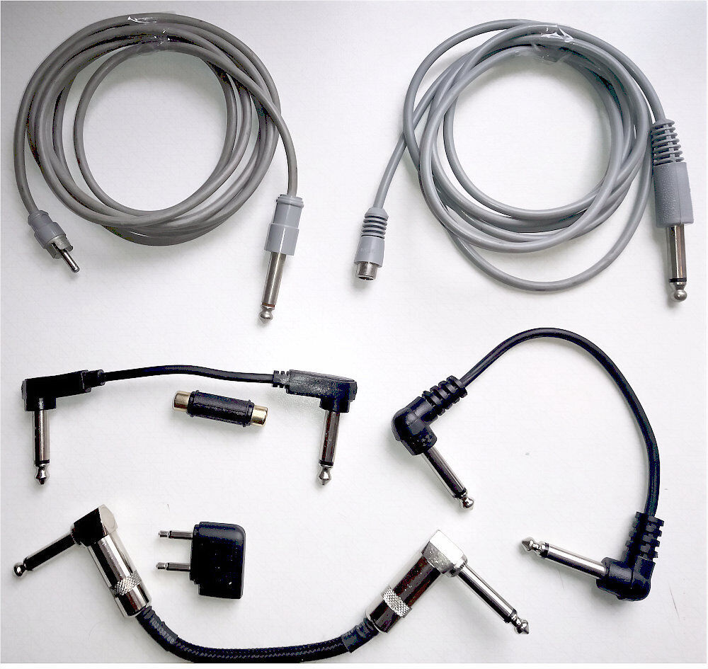 Misc. Audio Cables & Jumpers with 1/8" & 1/4" Plugs & Jacks - $9.95