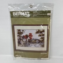 Bernat Cider Mill by Helen Burgess Cross Stitch Kit #HO4090  11&quot;x16 1/2&quot;... - $11.88