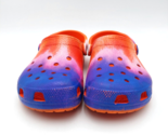 Crocs Classic Vacay Vibes Orange/Blue Tye Dye Graphic Clog Shoes Men 7 W... - $28.53