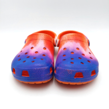 Crocs Classic Vacay Vibes Orange/Blue Tye Dye Graphic Clog Shoes Men 7 Women 9 - £22.80 GBP